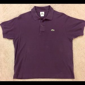 Medium Purple Lacoste Polo